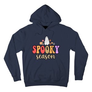 Spooky Season Floral Hippie Ghost Hoodie