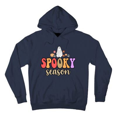 Spooky Season Floral Hippie Ghost Tall Hoodie