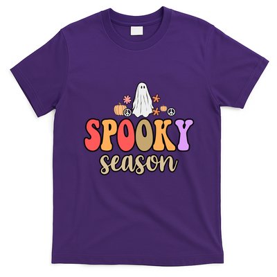Spooky Season Floral Hippie Ghost T-Shirt
