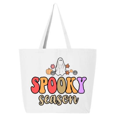 Spooky Season Floral Hippie Ghost 25L Jumbo Tote