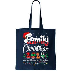 Squad Santa Family Christmas 2024 Matching Outfit Xmas Gift Tote Bag