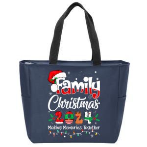 Squad Santa Family Christmas 2024 Matching Outfit Xmas Gift Zip Tote Bag