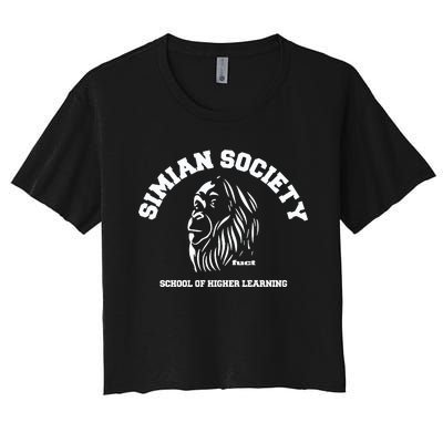 Simian Society Fuct School Of Higher Learning Women's Crop Top Tee