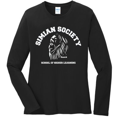 Simian Society Fuct School Of Higher Learning Ladies Long Sleeve Shirt