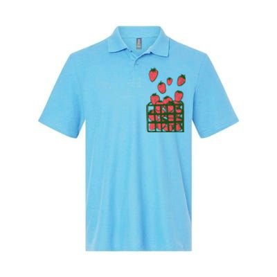 Strawberry Shirts Foodie Gift Softstyle Adult Sport Polo