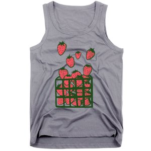 Strawberry Shirts Foodie Gift Tank Top