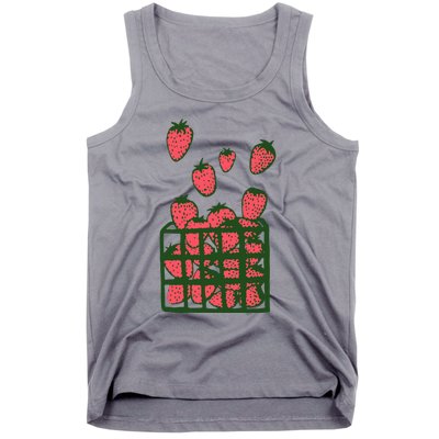 Strawberry Shirts Foodie Gift Tank Top