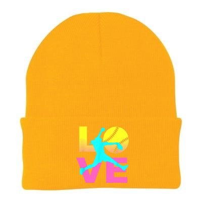 Softball Sport Love Hobby Knit Cap Winter Beanie