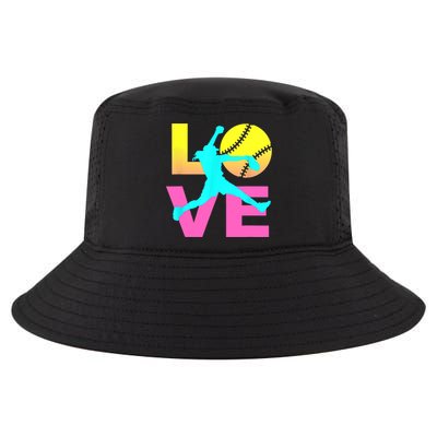 Softball Sport Love Hobby Cool Comfort Performance Bucket Hat