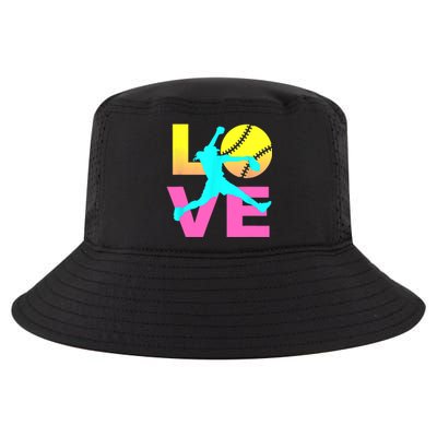 Softball Sport Love Hobby Cool Comfort Performance Bucket Hat