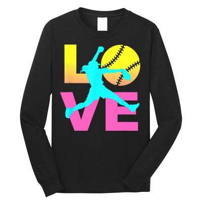 Softball Sport Love Hobby Long Sleeve Shirt