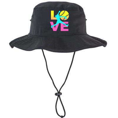 Softball Sport Love Hobby Legacy Cool Fit Booney Bucket Hat