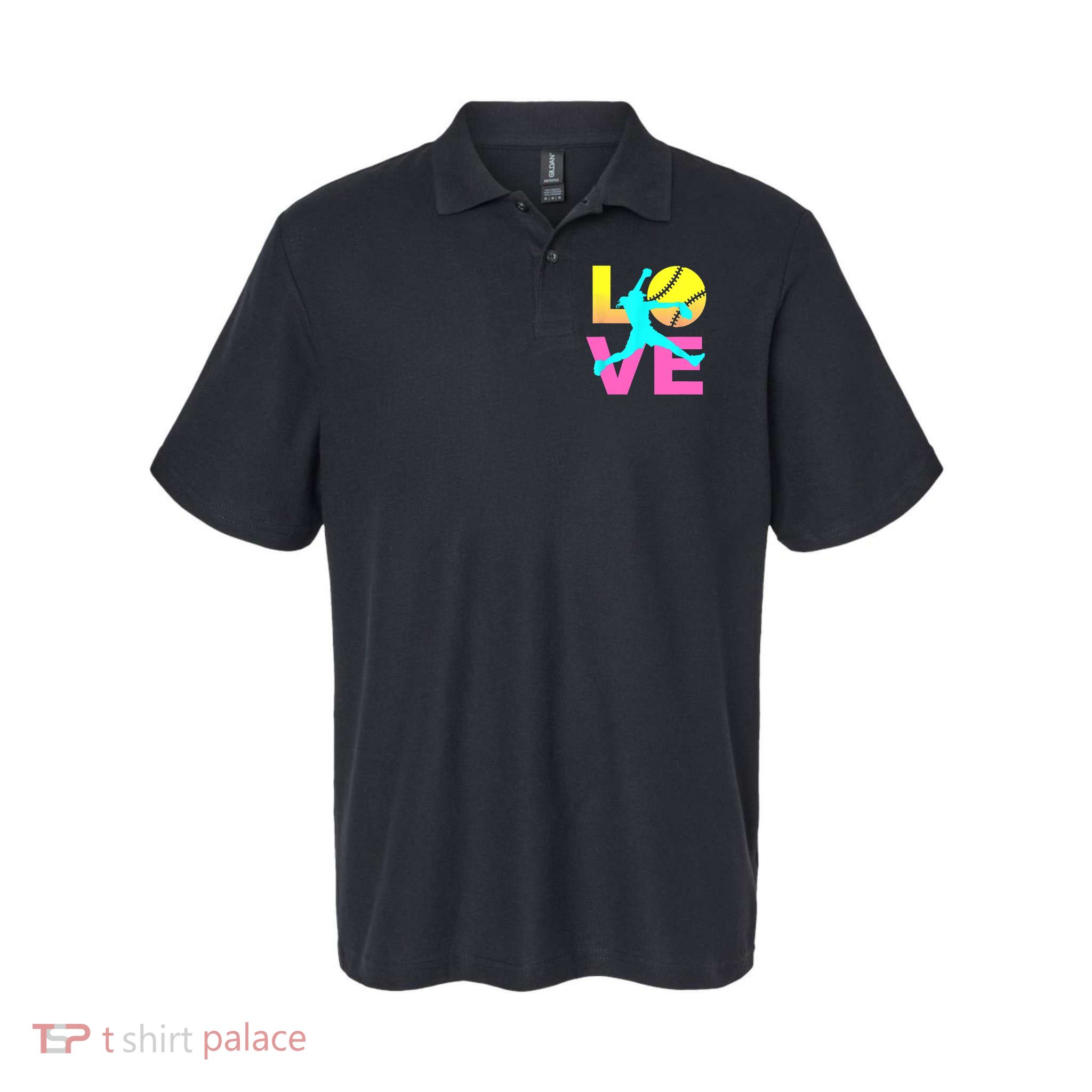 Softball Sport Love Hobby Polo
