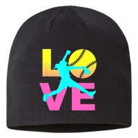 Softball Sport Love Hobby Sustainable Beanie