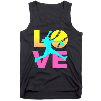 Softball Sport Love Hobby Tank Top