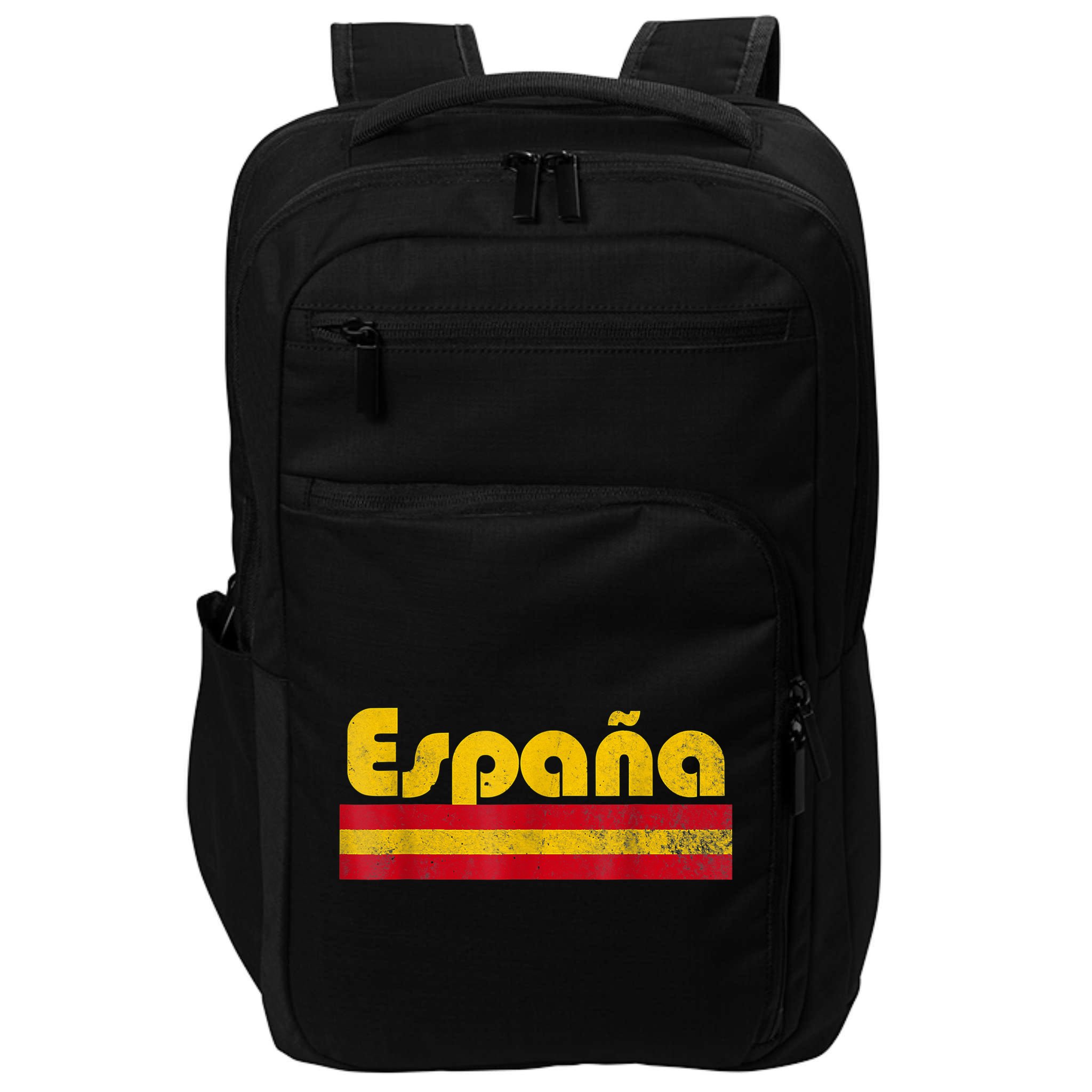 Spain Soccer Fans Jersey Spainish Flag Football Lovers Impact Tech Backpack