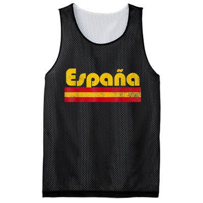 Spain Soccer Fans Jersey Spainish Flag Football Lovers Mesh Reversible Basketball Jersey Tank