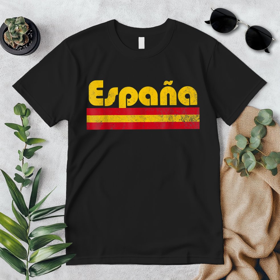 Spain Soccer Fans Jersey Spainish Flag Football Lovers Premium T-Shirt