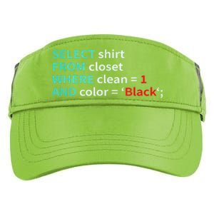 Sql Select From Closet Funny Coder Database Admin Adult Drive Performance Visor