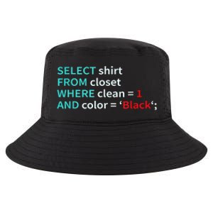 Sql Select From Closet Funny Coder Database Admin Cool Comfort Performance Bucket Hat