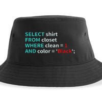 Sql Select From Closet Funny Coder Database Admin Sustainable Bucket Hat