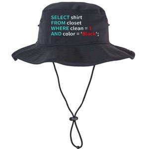 Sql Select From Closet Funny Coder Database Admin Legacy Cool Fit Booney Bucket Hat