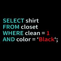 Sql Select From Closet Funny Coder Database Admin Ladies Essential Flowy Tank