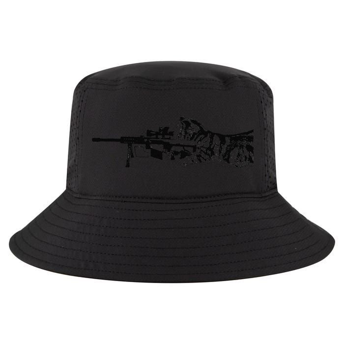 Scout Snipurr Funny Cat Sniper Cool Comfort Performance Bucket Hat