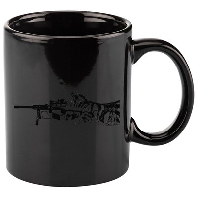 Scout Snipurr Funny Cat Sniper 11oz C Handle Ceramic Mug