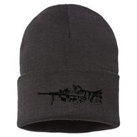 Scout Snipurr Funny Cat Sniper Sustainable Knit Beanie