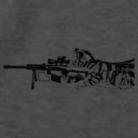 Scout Snipurr Funny Cat Sniper Vector Backpack