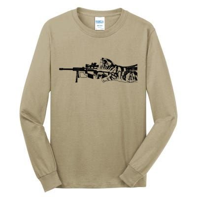 Scout Snipurr Funny Cat Sniper Tall Long Sleeve T-Shirt