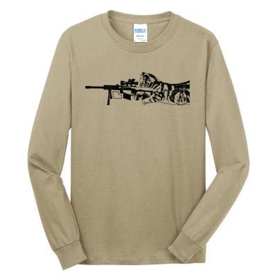 Scout Snipurr Funny Cat Sniper Tall Long Sleeve T-Shirt