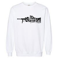 Scout Snipurr Funny Cat Sniper Garment-Dyed Sweatshirt