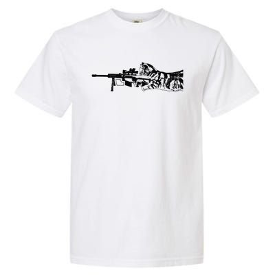 Scout Snipurr Funny Cat Sniper Garment-Dyed Heavyweight T-Shirt