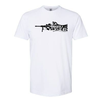 Scout Snipurr Funny Cat Sniper Softstyle CVC T-Shirt