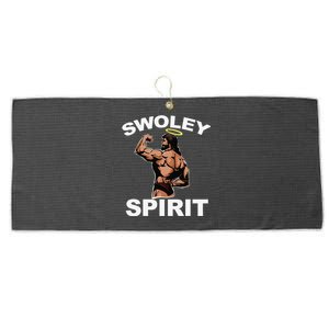 Swoley Spirit Funny Jesus Swoley Spirit Large Microfiber Waffle Golf Towel