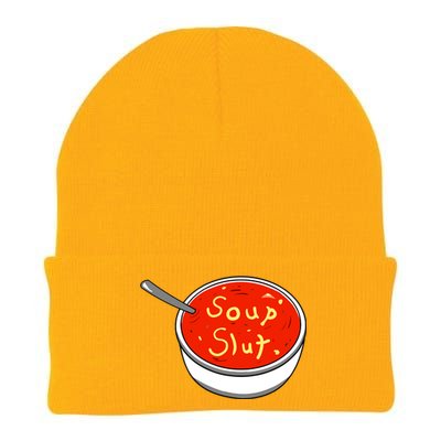 Soup Slut Funny Soup Graphic Saying Knit Cap Winter Beanie