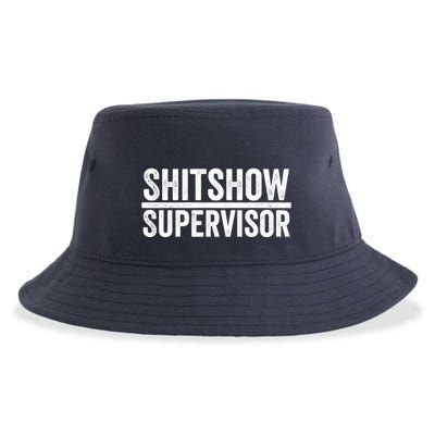 Shitshow Supervisor : Funny Supervisor Of The Shitshow Sustainable Bucket Hat