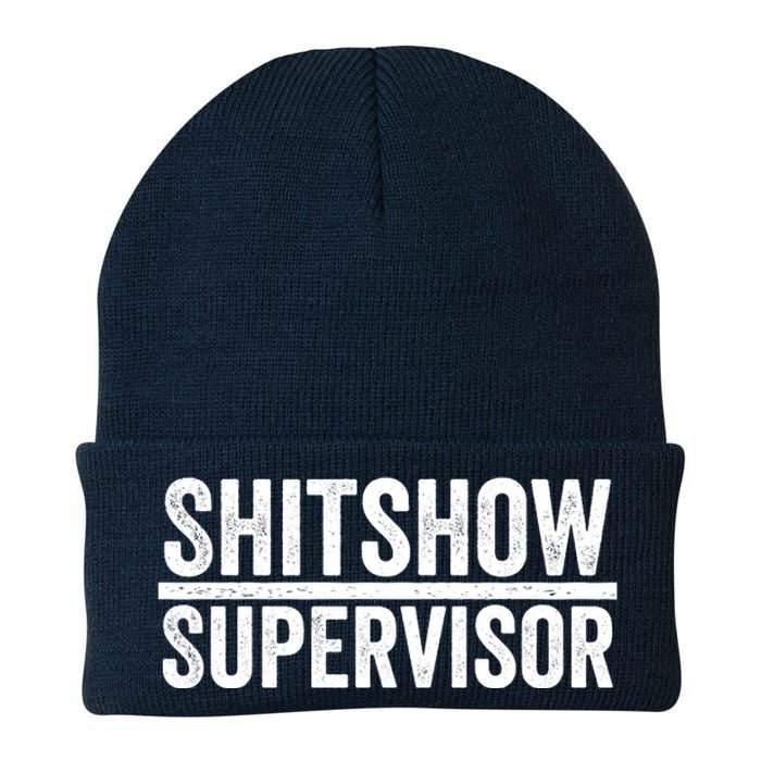 Shitshow Supervisor : Funny Supervisor Of The Shitshow Knit Cap Winter Beanie