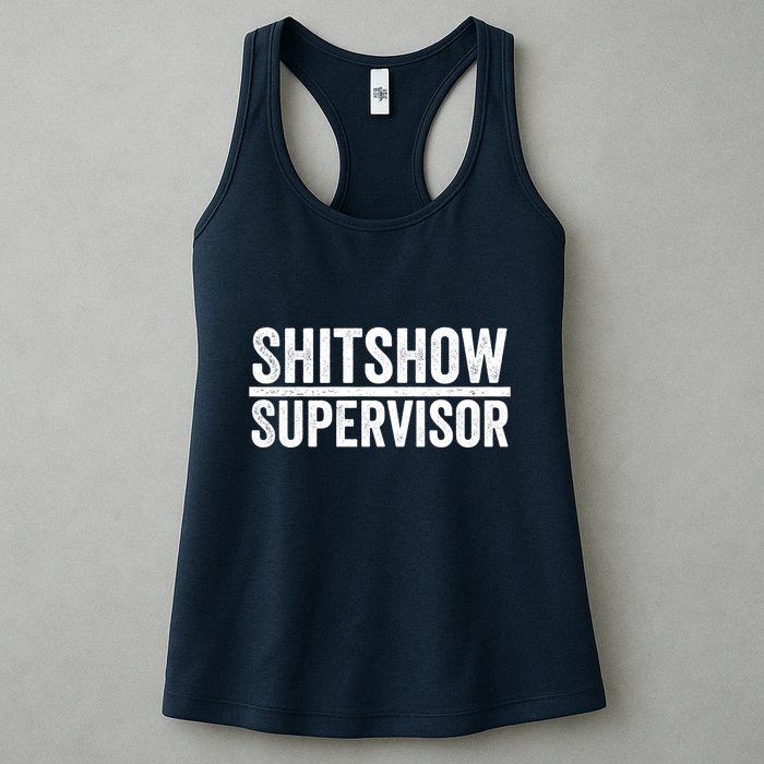 Shitshow Supervisor : Funny Supervisor Of The Shitshow Womens Tank Top