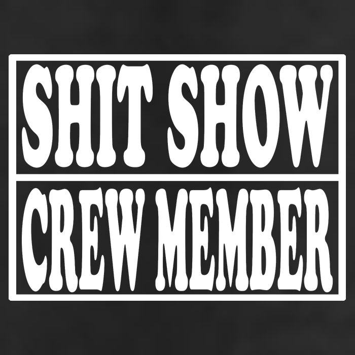 Shit Show Funny Saying Sarcastic Adult Drive Performance Visor