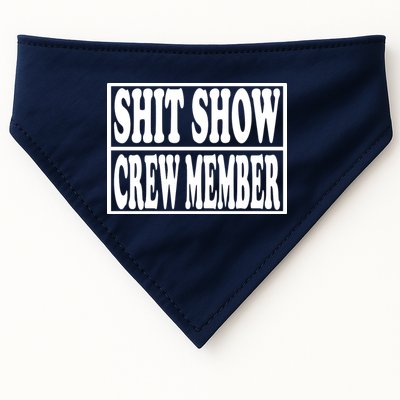 Shit Show Funny Saying Sarcastic USA-Made Doggie Bandana