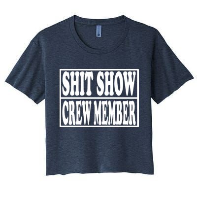 Shit Show Funny Saying Sarcastic Crop Top
