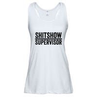 Shitshow Supervisor : Funny Supervisor Of The Shitshow Ladies Essential Flowy Tank