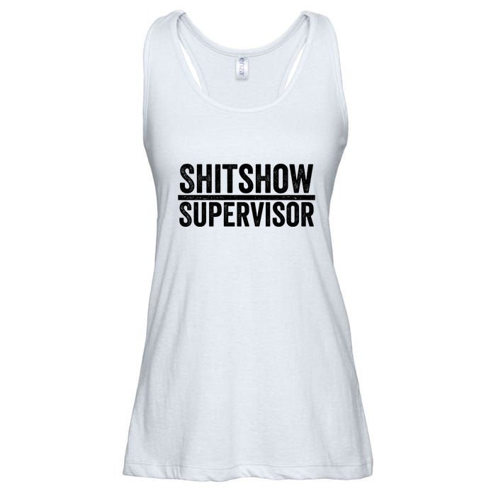 Shitshow Supervisor : Funny Supervisor Of The Shitshow Ladies Essential Flowy Tank