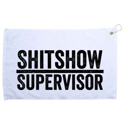 Shitshow Supervisor : Funny Supervisor Of The Shitshow Grommeted Golf Towel