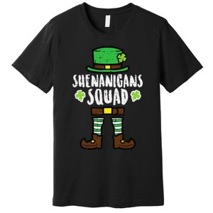 Shenanigan Squad Funny St Patricks Day Group Drinking Premium T-Shirt