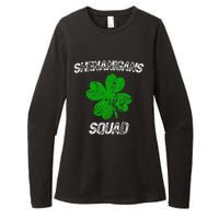 Shenanigans Squad Funny st patrick green saint irish  Womens CVC Long Sleeve Shirt