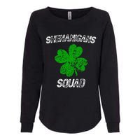 Shenanigans Squad Funny st patrick green saint irish  Womens California Wash Sweatshirt